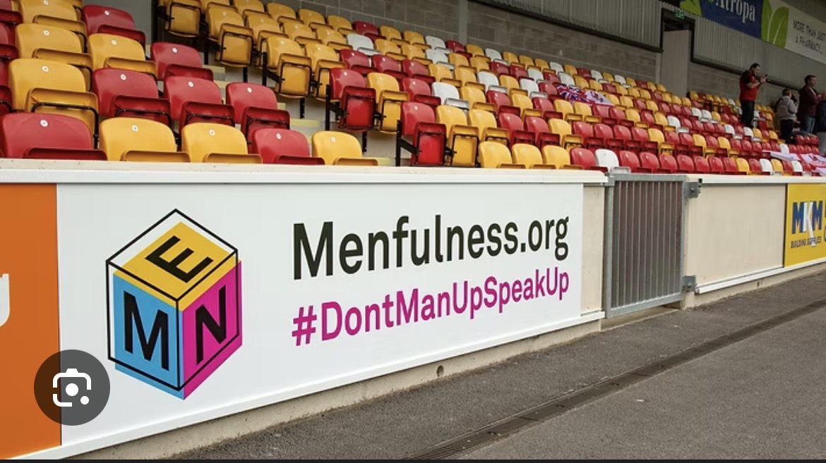 Menfulness pitch-side board